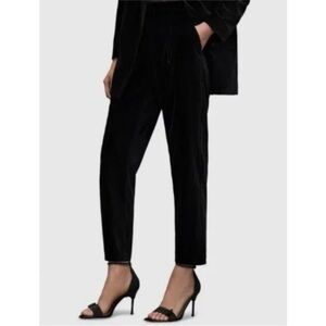 All Saints Velvet Tuxedo Pants